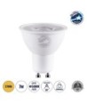 GLOBOSTAR® BEAMO 60122 Σποτ GU10 MR16 LED 7W 700lm 38° AC 220-240V IP20 Θερμό Λευκό 2700K Dimmable - Lumileds SMD Chip - Μ5 x Π5 x Υ5.2cm - 3 Χρόνια Εγγύηση